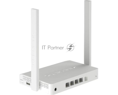 Роутер беспроводной Keenetic DSL (KN-2010) с модемом VDSL2/ADSL2+, Mesh Wi-Fi N300, 4-портовым Smart-коммутатором и портом USBИнтернет-центр