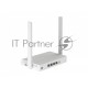 Роутер беспроводной Keenetic DSL (KN-2010) с модемом VDSL2/ADSL2+, Mesh Wi-Fi N300, 4-портовым Smart-коммутатором и портом USBИнтернет-центр