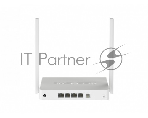 Роутер беспроводной Keenetic DSL (KN-2010) с модемом VDSL2/ADSL2+, Mesh Wi-Fi N300, 4-портовым Smart-коммутатором и портом USBИнтернет-центр