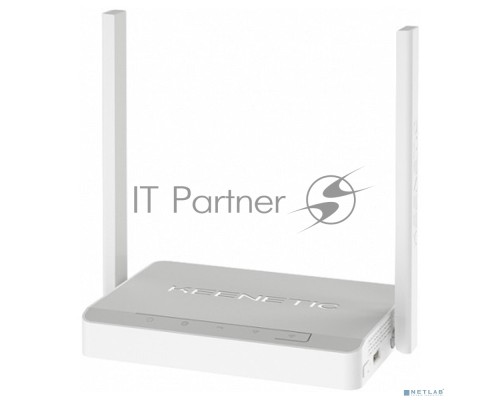 Роутер беспроводной Keenetic DSL (KN-2010) с модемом VDSL2/ADSL2+, Mesh Wi-Fi N300, 4-портовым Smart-коммутатором и портом USBИнтернет-центр