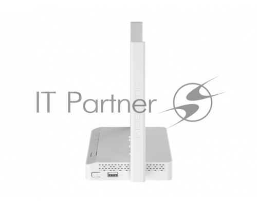 Роутер беспроводной Keenetic DSL (KN-2010) с модемом VDSL2/ADSL2+, Mesh Wi-Fi N300, 4-портовым Smart-коммутатором и портом USBИнтернет-центр