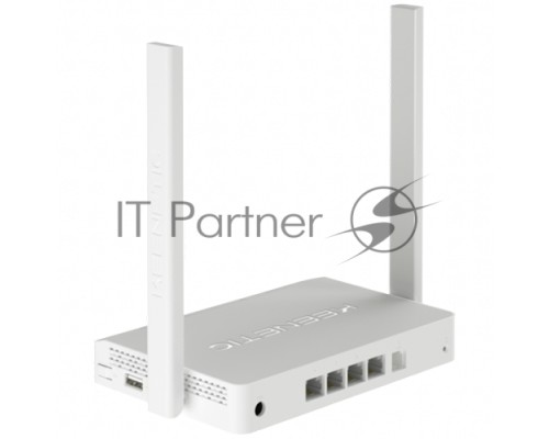 Роутер беспроводной Keenetic DSL (KN-2010) с модемом VDSL2/ADSL2+, Mesh Wi-Fi N300, 4-портовым Smart-коммутатором и портом USBИнтернет-центр