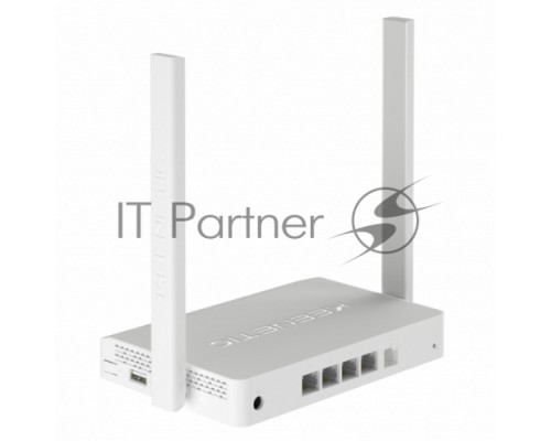 Роутер беспроводной Keenetic DSL (KN-2010) с модемом VDSL2/ADSL2+, Mesh Wi-Fi N300, 4-портовым Smart-коммутатором и портом USBИнтернет-центр