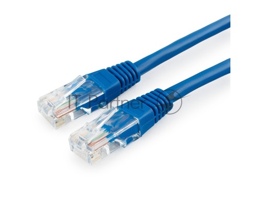 Патч-корд медный UTP Cablexpert PP10-1M/B кат.5e, 1м, литой, многожильный (синий) Патч-корд медный UTP Cablexpert PP10-1M/B кат.5e, 1м, литой, многожильный (синий)