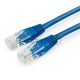 Патч-корд медный UTP Cablexpert PP10-1M/B кат.5e, 1м, литой, многожильный (синий)