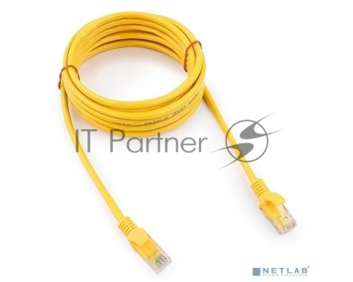 Патч-корд медный UTP Cablexpert PP10-3M/Y кат.5e, 3м, литой, многожильный (жёлтый) Патч-корд медный UTP Cablexpert PP10-3M/Y кат.5e, 3м, литой, многожильный (жёлтый)