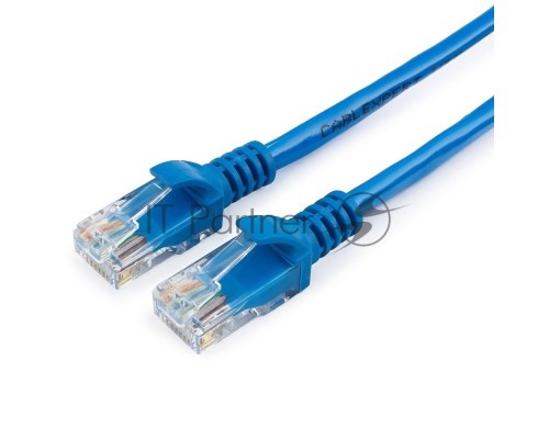 Патч-корд UTP Cablexpert PP12-10M/B кат.5e, 10м, литой, многожильный (синий) Патч-корд UTP Cablexpert PP12-10M/B кат.5e, 10м, литой, многожильный (синий)