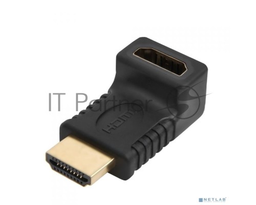 Переходник Greenconnect HDMI-HDMI 19M / 19F верхний угол, (GCR-CV304) Переходник Greenconnect HDMI-HDMI 19M / 19F верхний угол, (GCR-CV304)