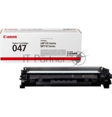 Картридж лазерный CANON 047 BK черный (1600 стр.) для CANON LBP112/LBP113W