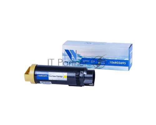 Картридж NVPrint совместимый NV-106R03695 Yellow для Xerox Phaser 6510/WorkCentre 6515 (4300k)