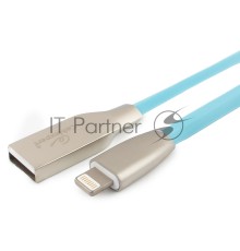 Кабель Cablexpert для Apple CC-G-APUSB01Bl-1M, AM/Lightning, серия Gold, длина 1м, синий, блистер