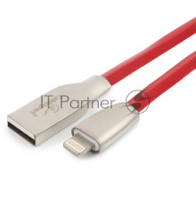 Кабель Cablexpert для Apple CC-G-APUSB01R-1.8M, AM/Lightning, серия Gold, длина 1.8м, красный, блистер