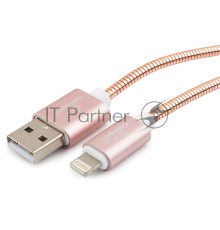 Кабель Cablexpert для Apple CC-G-APUSB02Cu-1M, AM/Lightning, серия Gold, длина 1м, золото, блистер