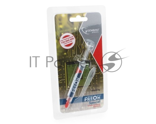 Термо паста Gembird FreOn Special GF-11-3 для радиаторов, 3гр, шприц