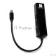 Кабель-адаптер 5bites UA3C-45-09BK USB3.1 / 3*USB2.0 / RJ45 100MB / BLACK