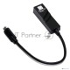 Кабель-адаптер 5bites UA3C-45-07BK   USB3.1 / RJ45 1G / BLACK