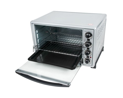 Мини-печь Endever Danko 4065 серебристый цвет, мощность 2200Вт, объем 65 л.