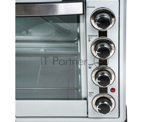 Мини-печь Endever Danko 4065 серебристый цвет, мощность 2200Вт, объем 65 л.