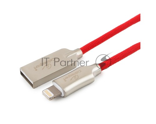 Кабель USB Cablexpert для Apple CC-P-APUSB02R-1M, MFI, AM/Lightning, серия Platinum, длина 1м, красный, блистер Кабель USB Cablexpert для Apple CC-P-APUSB02R-1M, MFI, AM/Lightning, серия Platinum, длина 1м, красный, блистер