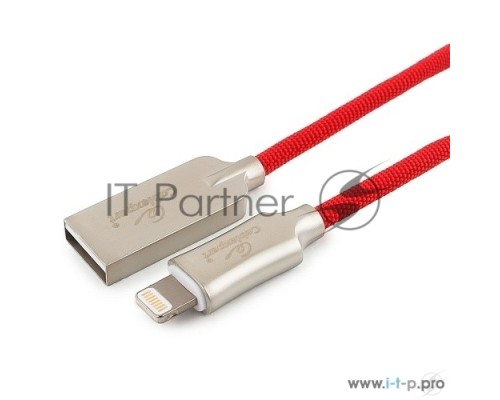 Кабель USB Cablexpert для Apple CC-P-APUSB02R-1M, MFI, AM/Lightning, серия Platinum, длина 1м, красный, блистер Кабель USB Cablexpert для Apple CC-P-APUSB02R-1M, MFI, AM/Lightning, серия Platinum, длина 1м, красный, блистер