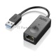 Переходник Lenovo ThinkPad  USB 3.0 to Ethernet Adapter (Full size RJ45 connector, Giga bit speed when running on USB3.0, 100M/10M adapt when running on USB2.0, Doesn’t support POE) (Reply. 4X90E51405)