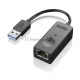 Переходник Lenovo ThinkPad  USB 3.0 to Ethernet Adapter (Full size RJ45 connector, Giga bit speed when running on USB3.0, 100M/10M adapt when running on USB2.0, Doesn’t support POE) (Reply. 4X90E51405)