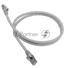 Патч-корд LANMASTER LSZH FTP кат.6A, 7.0 м, серый