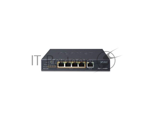 POE-E304 PoE расширитель 1-Port 60W Ultra PoE to 4-Port 802.3af/at Gigabit PoE Extender