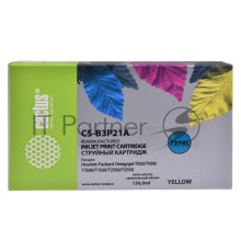 Картридж струйный Cactus CS-B3P21A №727 жёлтый (130 мл) для HP DJ T920/T1500/T2530