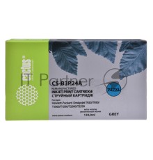 Картридж струйный Cactus CS-B3P24A №727 серый (130 мл) для HP DJ T920/T1500/T2530