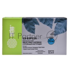Картридж струйный Cactus CS-B3P22A №727 чёрный матовый (130 мл) для HP DJ T920/T1500/T2530