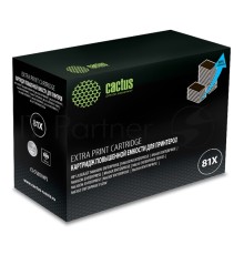 Картридж лазерный Cactus CS-CF281X-MPS черный (30000 стр.) для HP LJ Ent M630/M605dn/M606dn/M605x
