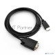 Кабель-адаптер ORIENT C702, HDMI M --> VGA 15M, длина 1.8 метра, черный