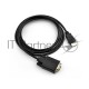 Кабель-адаптер ORIENT C702, HDMI M --> VGA 15M, длина 1.8 метра, черный
