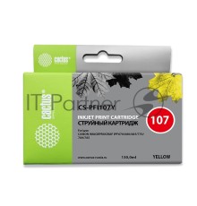Картридж струйный Cactus CS-PFI107Y желтый (130мл) для Canon IP iPF670/iPF680/iPF685/iPF770/iPF780/iPF785/