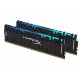Модуль памяти Kingston DIMM DDR4 32Gb PC24000, 3000Mhz, XMP HyperX Predator RGB (Kit of 2), CL15 (HX430C15PB3AK2/32) (retail)