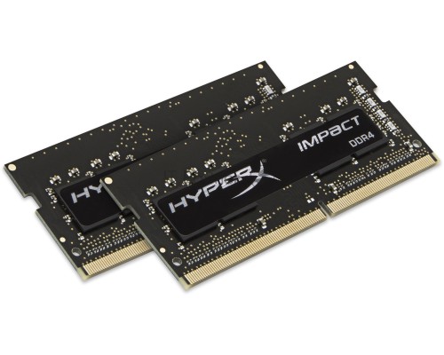 Память SO-DIMM DDR 4 DIMM 16Gb PC25600, 3200Mhz, Kingston HyperX Impact (Kit of 2) (HX432S20IB2K2/16) (retail)