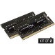 Память SO-DIMM DDR 4 DIMM 16Gb PC25600, 3200Mhz, Kingston HyperX Impact (Kit of 2) (HX432S20IB2K2/16) (retail)