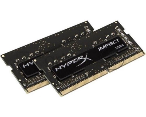 Память SO-DIMM DDR 4 DIMM 16Gb PC25600, 3200Mhz, Kingston HyperX Impact (Kit of 2) (HX432S20IB2K2/16) (retail)