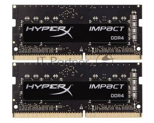 Память SO-DIMM DDR 4 DIMM 16Gb PC25600, 3200Mhz, Kingston HyperX Impact (Kit of 2) (HX432S20IB2K2/16) (retail)