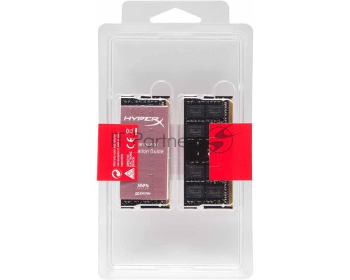Память SO-DIMM DDR 4 DIMM 16Gb PC25600, 3200Mhz, Kingston HyperX Impact (Kit of 2) (HX432S20IB2K2/16) (retail)