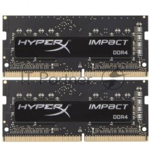Память SO-DIMM DDR 4 DIMM 16Gb PC23400, 2933Mhz, Kingston HyperX Impact (Kit of 2) (HX429S17IB2K2/16) (retail)