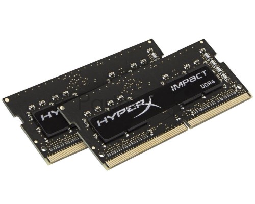 Память SO-DIMM DDR 4 DIMM 16Gb PC23400, 2933Mhz, Kingston HyperX Impact (Kit of 2) (HX429S17IB2K2/16) (retail)