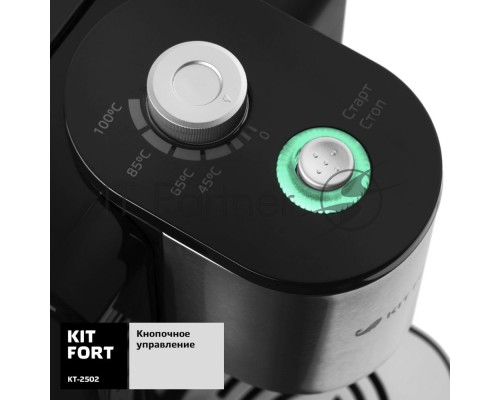 Термопот Kitfort КТ-2502 2.2л. 2600Вт черный/серебристый