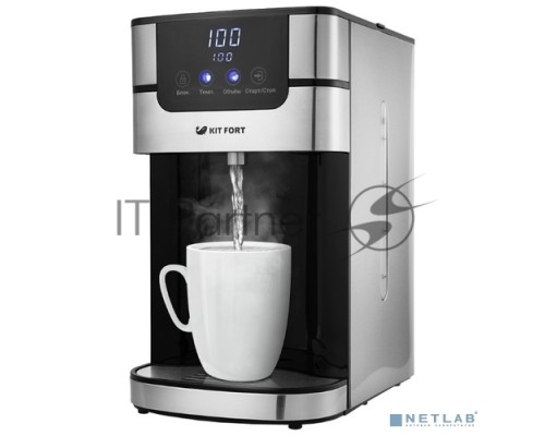 Термопот Kitfort КТ-2501 4л. 2618Вт черный/серебристый