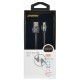 Кабель Digma MICROUSB-1.2M-BRAIDED-G USB (m)-micro USB (m) 1.2м темно-серый