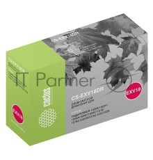 Картридж Cactus CS-EXV18DR черный (26900стр.) для Canon IR 1022A/1022F/1024A/1024F/1024IF/1018/1018J/1020/1019J/1023/1025
