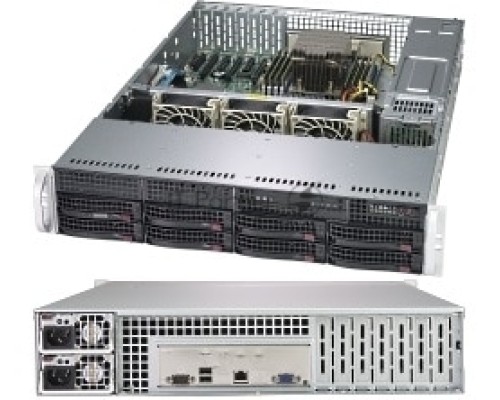 Платформа Supermicro AS-2013S-C0R  2U, Single AMD EPYC™ 7000-Series CPU, 8 hot-swap 3.5