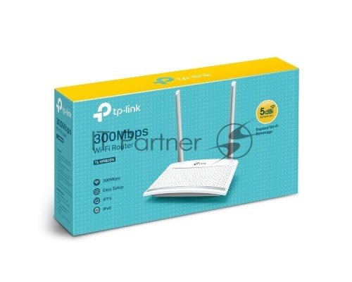 Роутер беспроводной TP-Link TL-WR820N N300 10/100BASE-TX белый