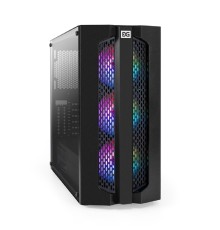 Exegate EX294976RUS Корпус Miditower ExeGate EVO-9205-NPX700 (ATX, БП 700NPX с вент. 12 см, с окном, 1*USB+1*USB3.0, аудио, 3 вент. 12см с RGB подсветкой)